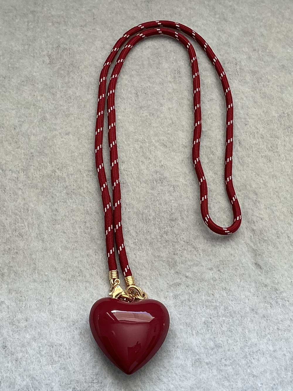 Roxanne Assoulin The Long Happy Cord Charm Necklace new